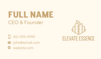 Brown Skyscrapers Business Card