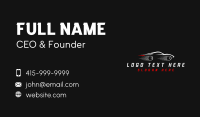 Fast Car Automotive Business Card Design