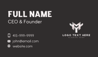 Minimalist Media Startup Business Card