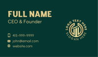 Investment Building Company Business Card