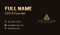 Premium Triangle Company Business Card