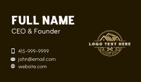 Roof Carpentry Builder Business Card