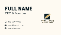 Pen Feather Writing Business Card