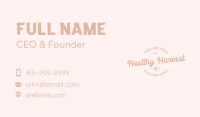 Feminine Retro Fashion Business Card Image Preview