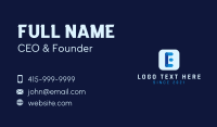 Digital Application Letter E Business Card