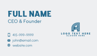 Letter A Business Card example 3