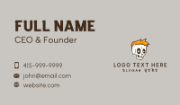 Punk Skull Moon Business Card