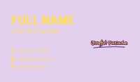 Baby Shop Business Card example 1
