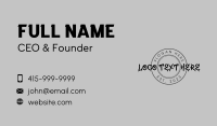 Brush Skater Badge Business Card