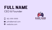 Pixel Game Controller Business Card Image Preview