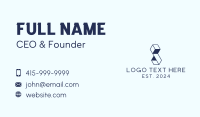 Blue Storage Cube Business Card