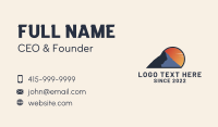 Mountain Trek Sunset Business Card