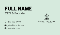 Floral Landscaping Shovel Business Card