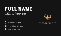 Muscle Gym Training Business Card