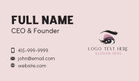 Eyebrow Threading Business Card example 1