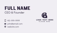 Swoosh Wave Firm Business Card