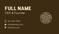 Christianity Worship Organization Business Card Design