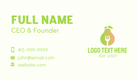 Pear Business Card example 4