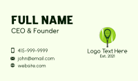 Tennis Player Business Card example 1