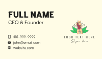 Nature Woman Swimsuit Business Card Design