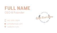 Hair Styling Business Card example 3