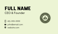 Carpentry Axe Tree Business Card Design