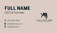 Panther Business Card example 1