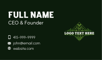 Stylish Garden Vine  Business Card