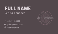 Vibe Business Card example 1