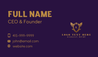 Elegant Eagle Heraldry Business Card