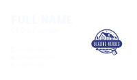 Roof Gutter Cleaner Business Card Image Preview