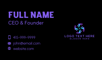 Tech Cyber Propeller Business Card