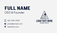 Triangle Duck Maze  Business Card Design