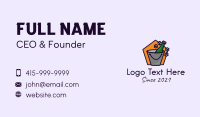 Cold Beer Bucket Business Card