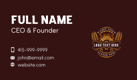 Liquor Barrel Brewing Business Card