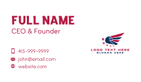 Veteran Eagle Wings Business Card