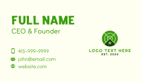 Green Sonar Tracker  Business Card
