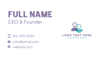 Abstract Community Charity Business Card