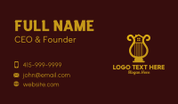 Gold Harp House  Business Card