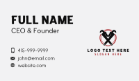 Pipe Wrench Repairman Business Card
