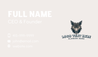 Mad Wolf Gaming Business Card Design