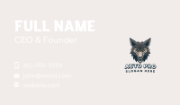 Mad Wolf Gaming Business Card