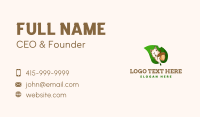 Squirrel Nut Leaf Business Card