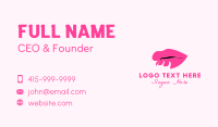 Nail Polish Sexy Lips Business Card