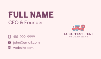 Girl Train Toy Store Business Card