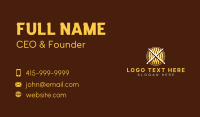 Food Noodle Chopstick Business Card Design