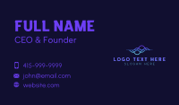 Wave Biotech Lab Business Card Design