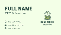 Green Organic Coffee Tea Business Card
