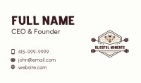 Bee Honeycomb Hexagon Business Card