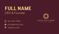 Premium Luxury Ornament Business Card